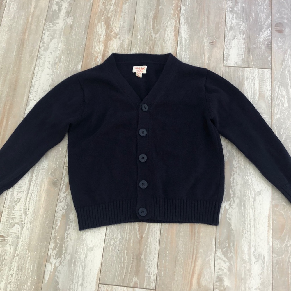 Navy blue cat & Jack cardigan size xs 4/5